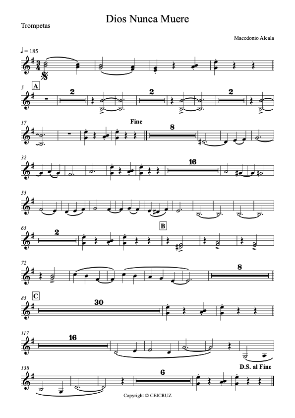 La imagen puede contener una previsualizacion de una partitura